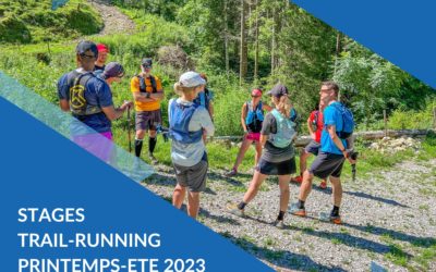 Stages trail-running printemps – été 2023